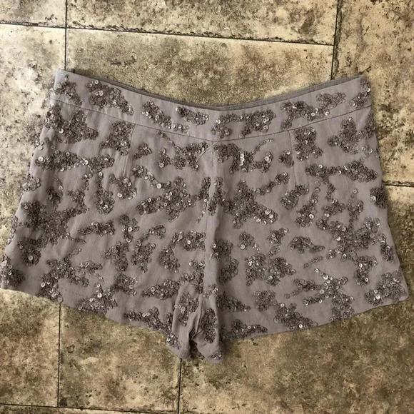 Women's Sequin French Connection Shorts - Sz. 6 - Picture 4 of 4
